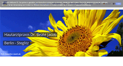 Desktop Screenshot of hautarztpraxis-jacob.de